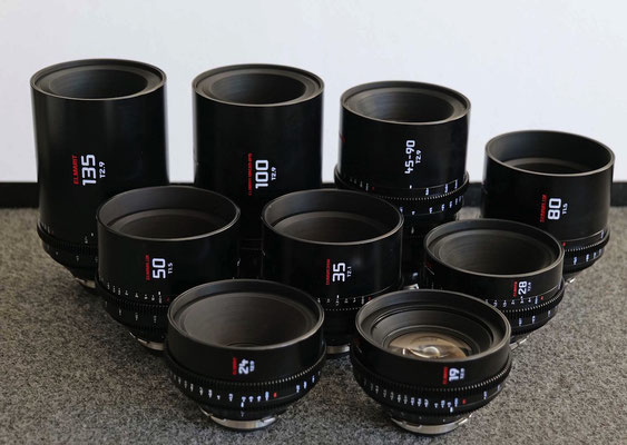 Puhlmann Cine - Leica / Leitz R Cine Lens Set rehoused by GL Optic