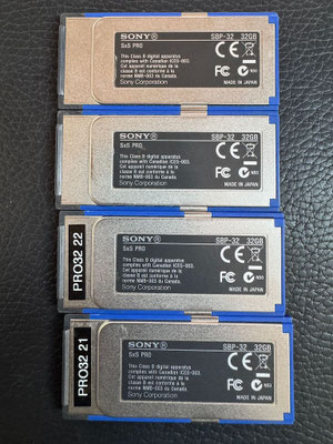 Puhlmann Cine - Sony SXS Pro Memory Card Set