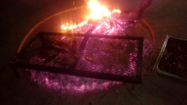 Grillen! Lieblingsbeschäftigung!