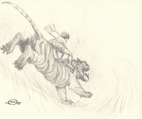Benjamin von Eckartsberg - Character Design - Maneater/ Tiger - Freie Arbeit