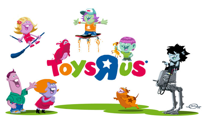 Benjamin von Eckartsberg - Character Design - Toys 'R' us - Kunde: Aixsponza