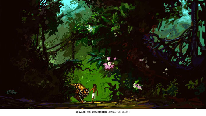 Benjamin von Eckartsberg - Concept Art - Maneater -Freie Arbeit