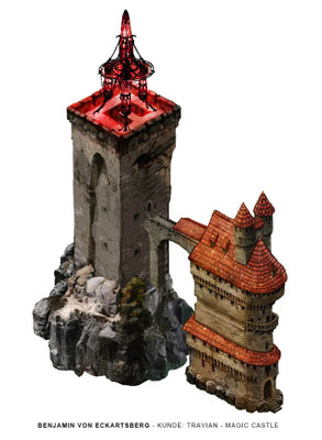 Benjamin von Eckartsberg - Concept Art - Magic Castle - Kunde: Travian Games