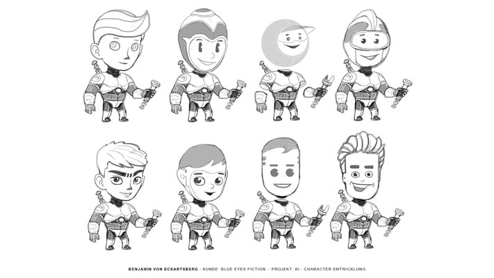 Benjamin von Eckartsberg - Character Design - KI - Kunde: Blue Eyes Fiction