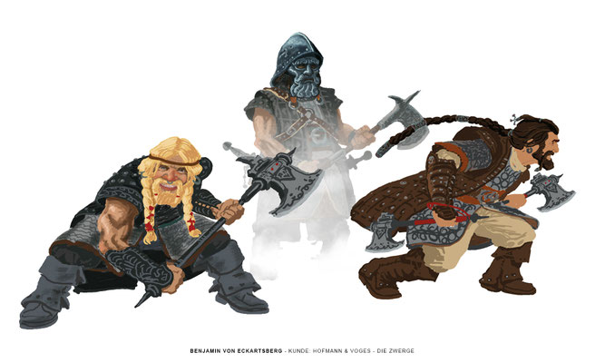 Benjamin von Eckartsberg - Concept Art - Die Zwerge - Hofmann & Voges