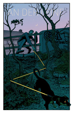 Benjamin von Eckartsberg - Illustration  - An der Leine - Literaturportal Bayern