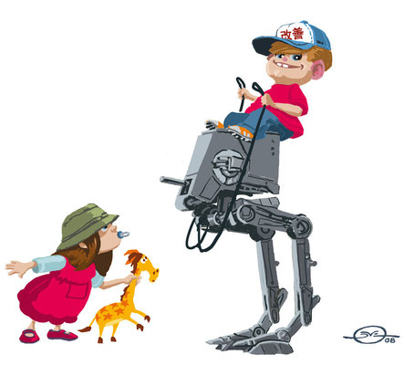 Benjamin von Eckartsberg - Character Design - Toys 'R' us - Kunde: Aixsponza