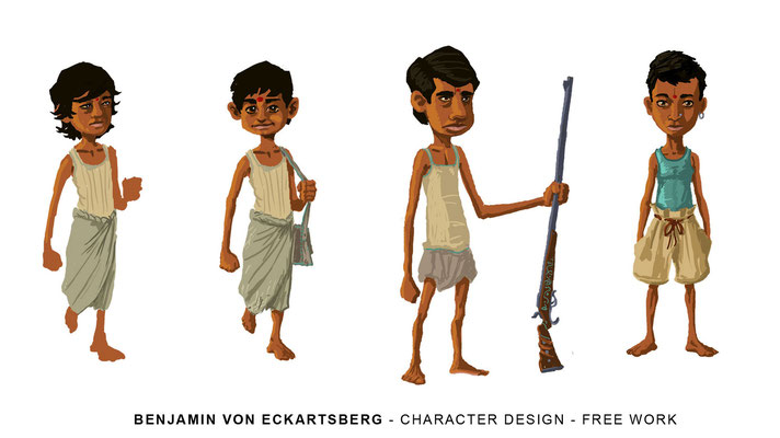 Benjamin von Eckartsberg - Character Design - Maneater - Freie Arbeit