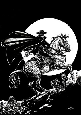 Benjamin von Eckartsberg - Illustration - Zorro - Commission