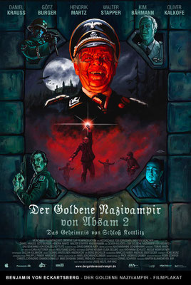 Benjamin von Eckartsberg - Illustration Filmplakat: Der goldene Nazivampir 