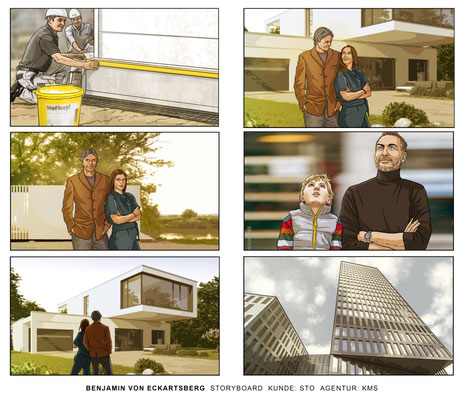 Benjamin von Eckartsberg - Storyboard - Kunde: STO - Agentur: KMS