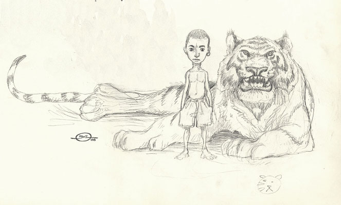 Benjamin von Eckartsberg - Character Design - Maneater/ Tiger - Freie Arbeit
