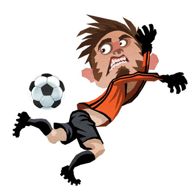 Benjamin von Eckartsberg - Character Design - Torwart - Agentur: Webguerillas
