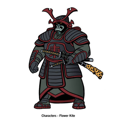 Benjamin von Eckartsberg - Character Design - Flower Kite - Kunde: Gallo Design