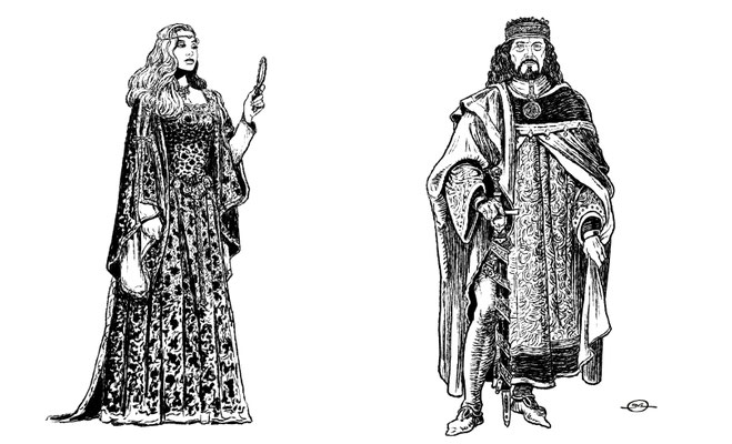 Benjamin von Eckartsberg - Character Design für CD-Booklet - Der Fluch des Drachen - Kunde: Universal