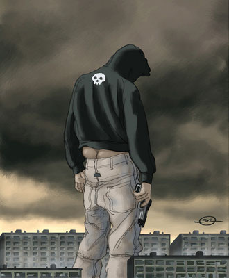 Benjamin von Eckartsberg - Illustration: Banlieue - Private work