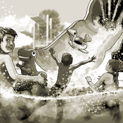 Benjamin von Eckartsberg - Scribble/Keyvisual - Kunde: Wonnemar - Agentur: Panama