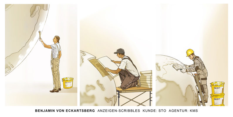 Benjamin von Eckartsberg - Scribble/Keyvisual - Kunde: STO - Agentur: KMS