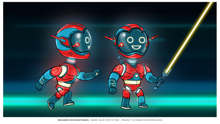 Benjamin von Eckartsberg - Character Design - KI - Kunde: Blue Eyes Fiction