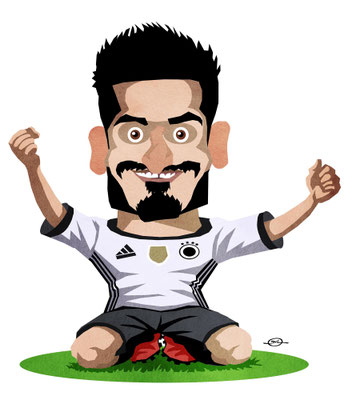 Benjamin von Eckartsberg - Character Design - Gündogan - Agentur: Webguerillas