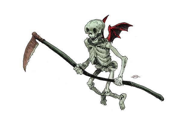 Benjamin von Eckartsberg - Character Design - Sensenmann - Freie Arbeit