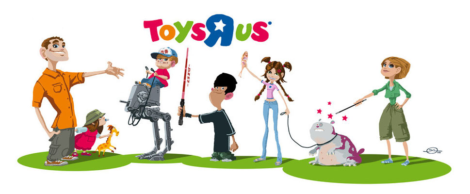 Benjamin von Eckartsberg - Character Design - Toys 'R' us - Kunde: Aixsponza