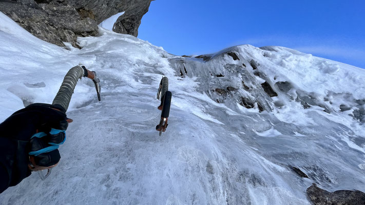 De la belle glace! - Goulotte pointe de Tierce - Bessans