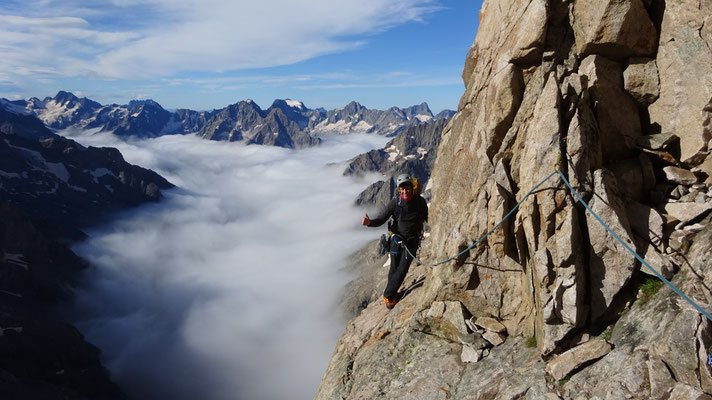 L'arête du Promontoire - Guide de haute montagne - Traversée de la Meije