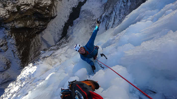 Glacenost, toujours aussi raide! - Cascade de glace - Bramans