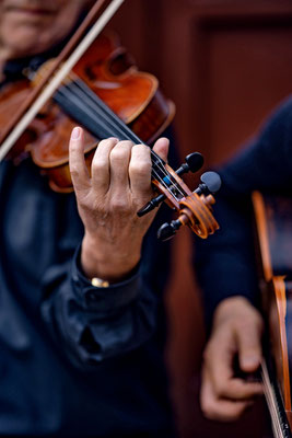 Musiker, Geige, Hand, rot, blau, Geige Spielen, Konzert
