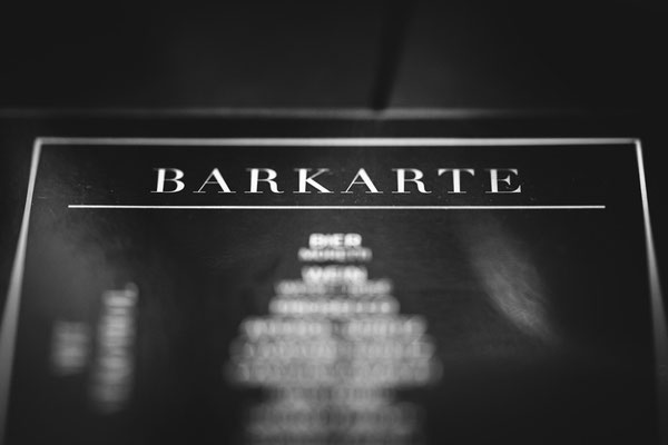 Barkarte, Party, catering, Firmenfeier
