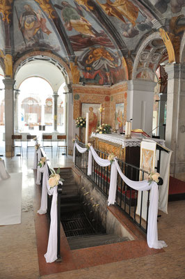 Chiesa Santa Maria Alla Fontana - Milano - Allestimento Matrimonio - Patriziaeventi.com 
