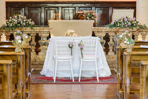Chiesa di San Desiderio Assago - Fiori Matrimonio PatriziaEventi.com