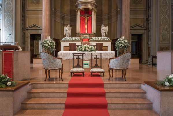 Allestimento Matrimonio Chiesa di San Gioachimo - Milano