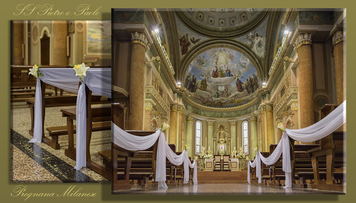 Chiesa SS Pietro e Paolo Pregnana Milanese - Matrimonio By PatriziaEventi.com Milano