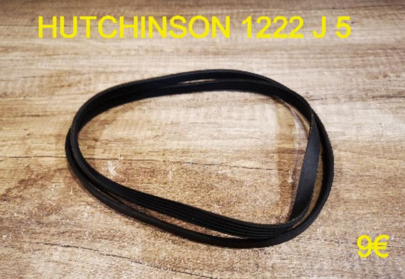 COURROIE LAVE-LINGE : HUTCHINSON 1222 J 5