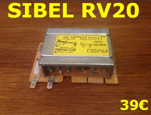 CARTE DE PUISSANCE LAVE-LINGE : SIBEL RV20