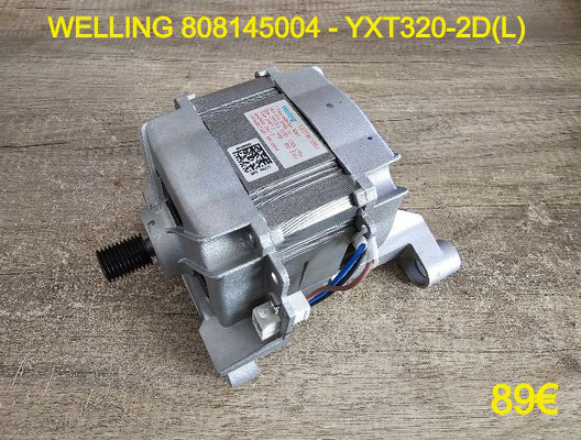 MOTEUR LAVE-LINGE : WELLING 808145004 - YXT320-2D(L)
