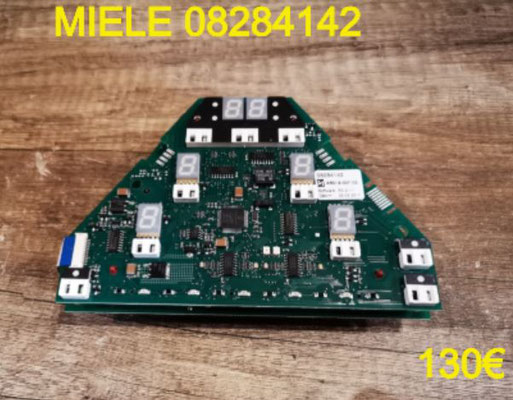 CARTE CLAVIER PLAQUE VITROCÉRAMIQUE : MIELE 08284142