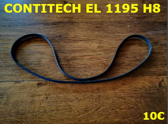 COURROIE LAVE-LINGE : CONTITECH EL1195H8