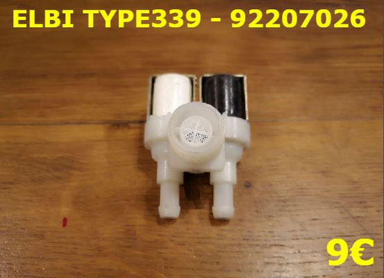 ÉLECTROVANNE 2 VOIE 90° : ELBI TYPE339 - 92207026
