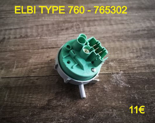 PRESSOSTAT : ELBI TYPE 760 765302