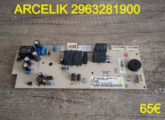 CARTE DE COMMANDE SÈCHE-LINGE : ARCELIK 2963281900