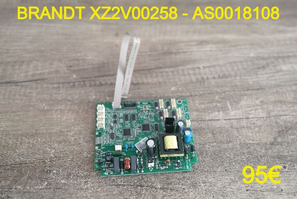 CARTE DE PUISSANCE PLAQUE VITROCÉRAMIQUE : BRANDT XZ2V00258 - AS0018108