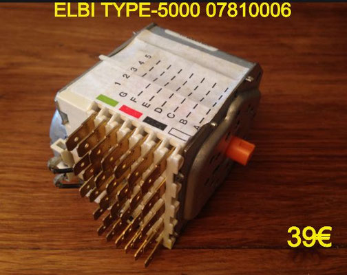 PROGRAMMATEUR LAVE-VAISSELLE  : ELBI TYPE-5000 07810006