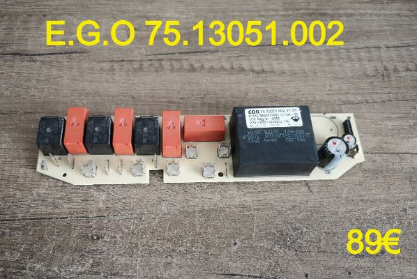 CARTE DE PUISSANCE PLAQUE VITROCÉRAMIQUE : E.G.O 75.13051.002