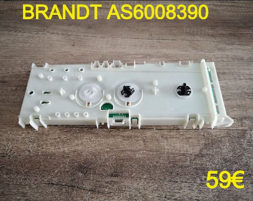 CARTE DE COMMANDE LAVE-LINGE : BRANDT AS6008390