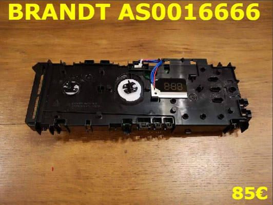 CARTE DE COMMANDE LAVE-LINGE : BRANDT AS0016666
