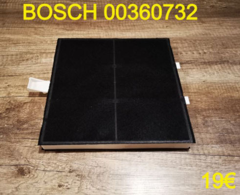 FILTRE DE HOTTE : BOSCH 00360732