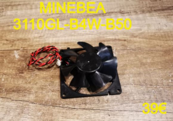 VENTILATEUR PLAQUE VITROCÉRAMIQUE : MINEBEA 3110GL-B4W-B50